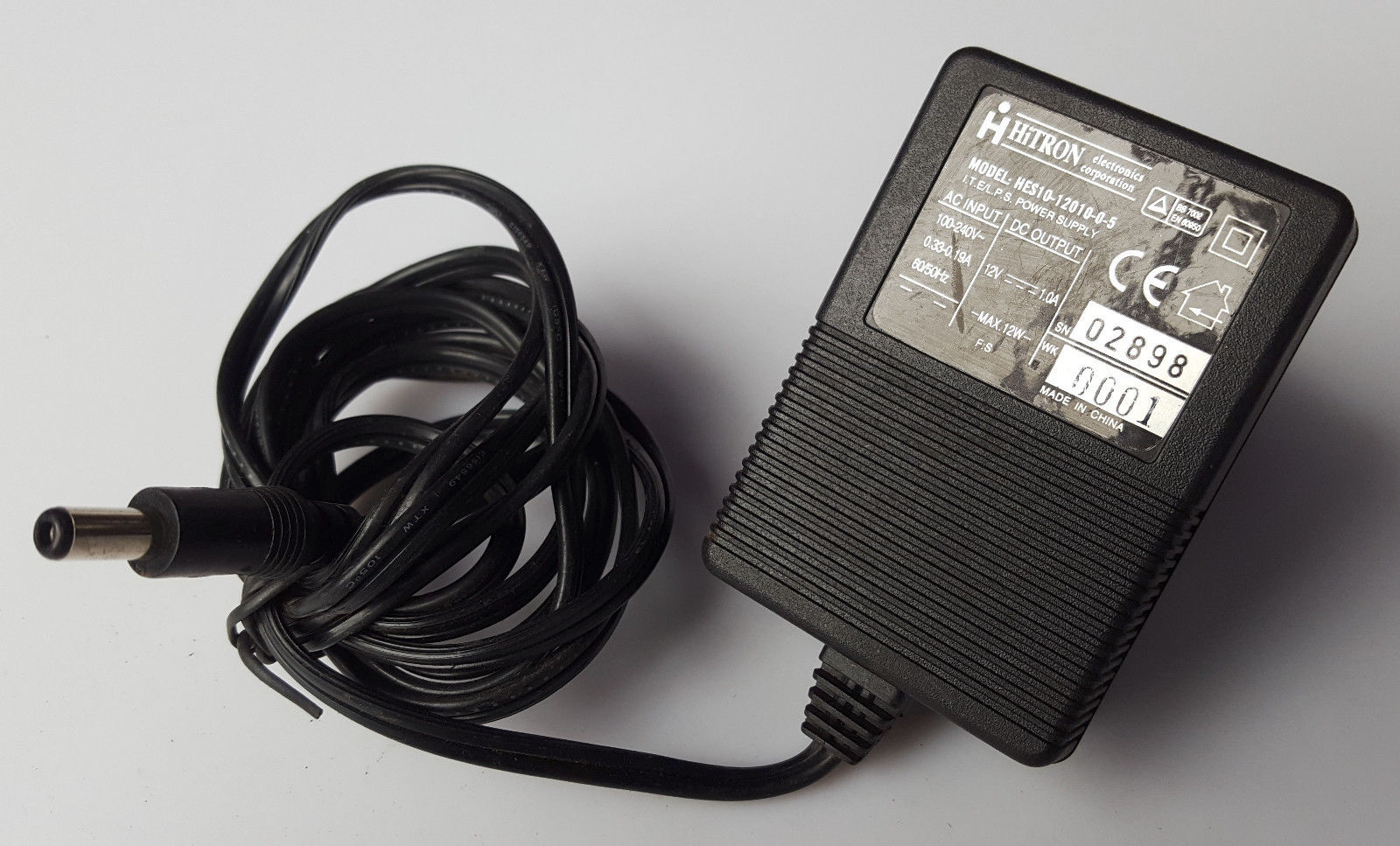 GENUINE HITRON HES10-12010-0-5 12V 1.0A AC/DC POWER SUPPLY ADAPTER